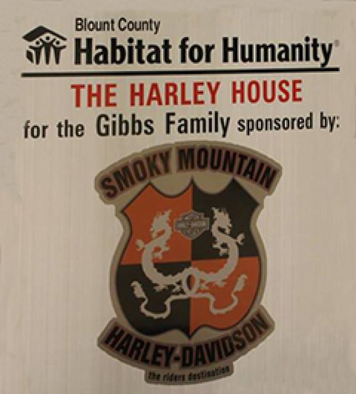 Smoky Mountain Harley Davidson Habitat For Humanity Gibbs Harley House