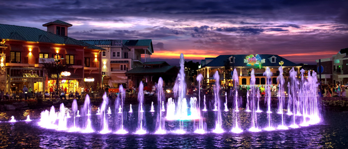 Fountain Show At The Island in Pigeon Forge