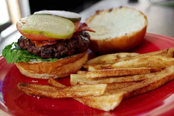 Delicious Burgers at Mel's Classic Diner