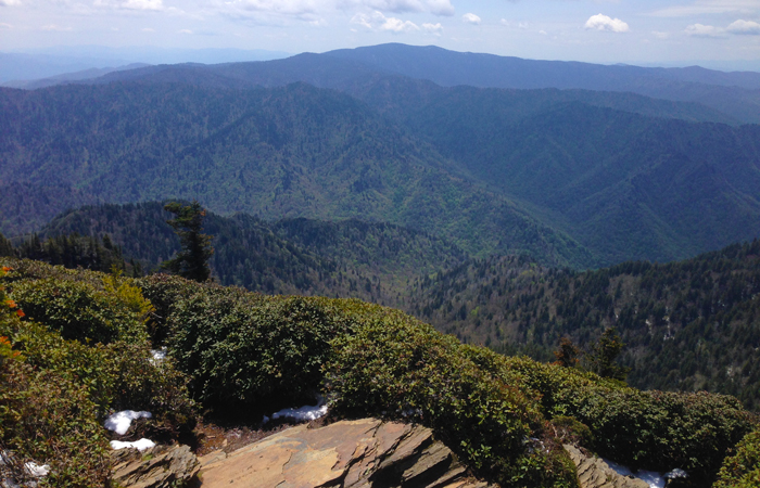 View of the Smoky Mountains