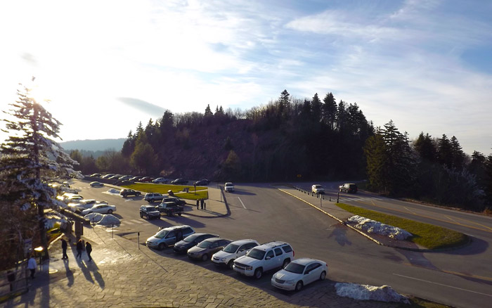 View of Parking Area At Newfound Gap