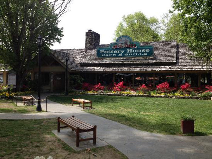 Grab lunch at Old Mill Pottery Cafe and Grille