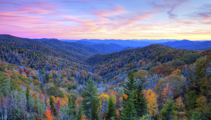 Peak Fall Smoky Mountains