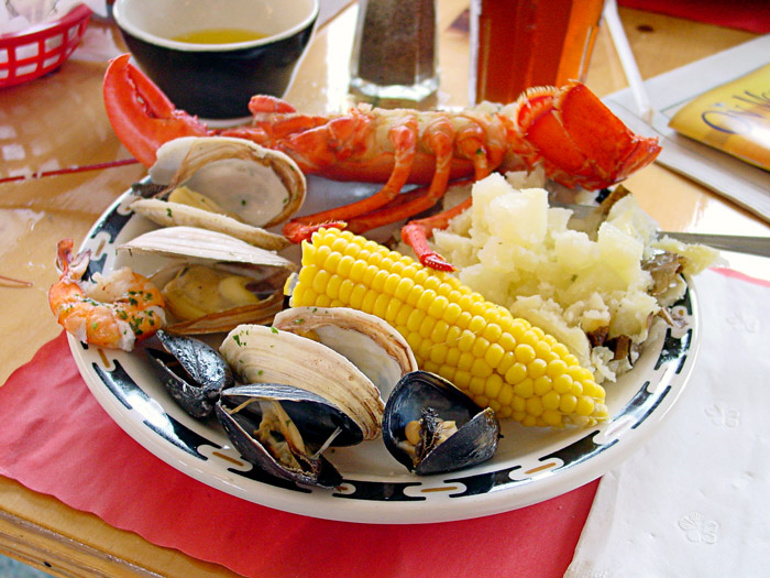 Seafood at Harpoon Harry's in Pigeon Forge, TN
