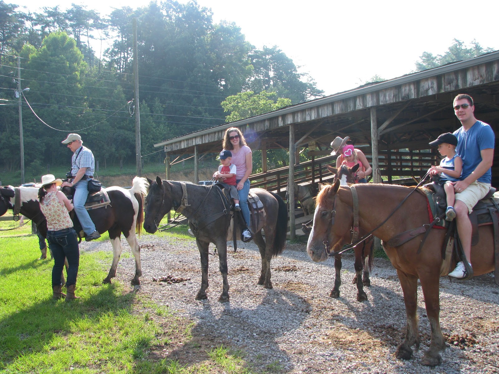 Saddle Up Pigeon Forge horse riding stables.