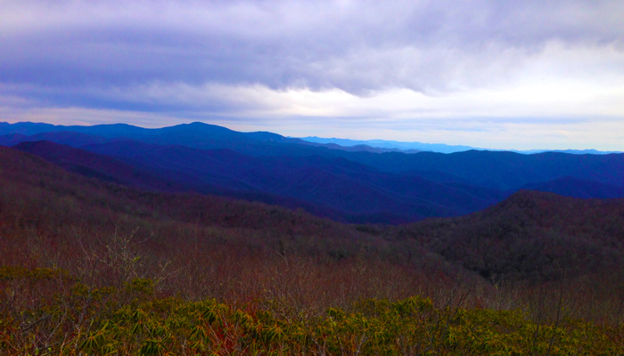 View From Rocky Top on the Appalachian Trail