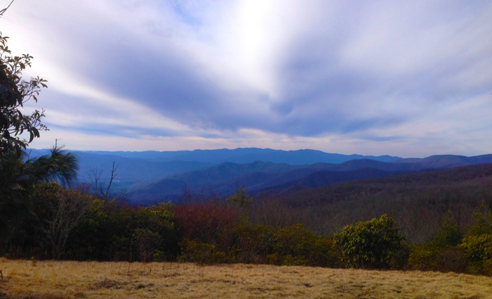 Spence Field Hiking Trail View