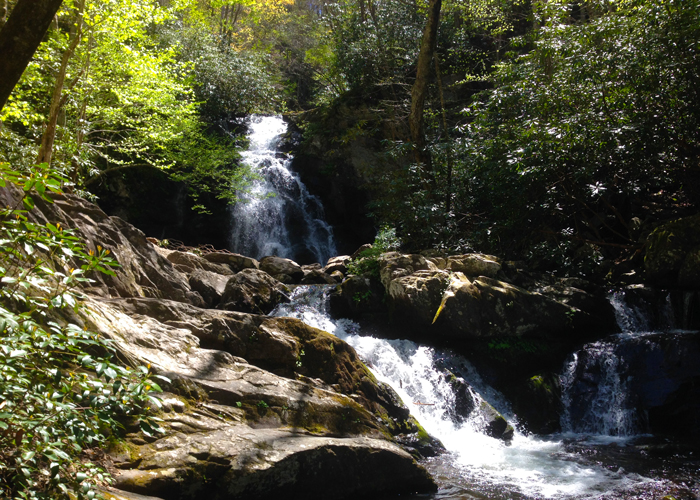 Spruce Flats Falls Near Wears Valley