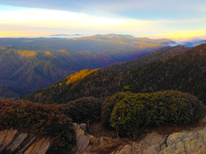 View From Mt. LeConte Sunrise