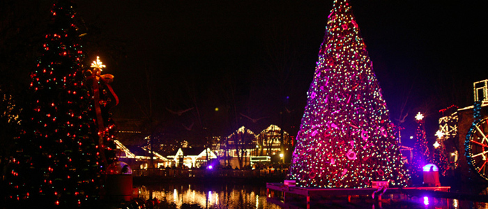 See Christmas Lights in Pigeon Forge During Thanksgiving