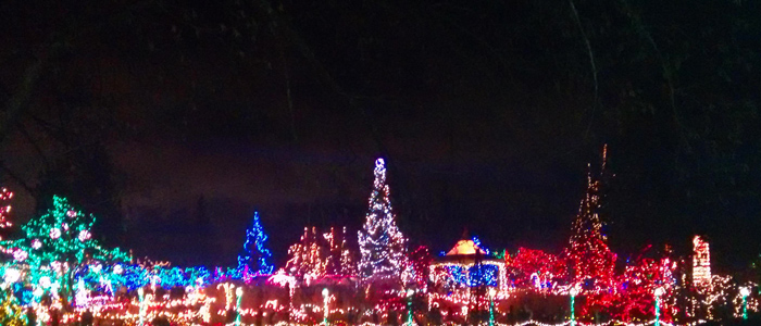 Christmas Lights in Pigeon Forge, TN