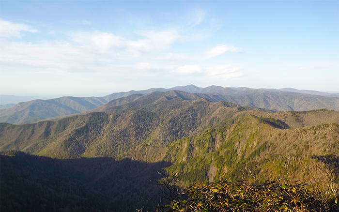 View From the Jump Off in the Great Smoky Mountains National Park