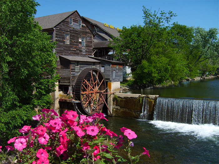 The Old Mill Site in Pigeon Forge