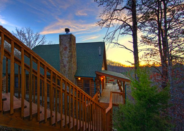 Pigeon Forge Cabin in January