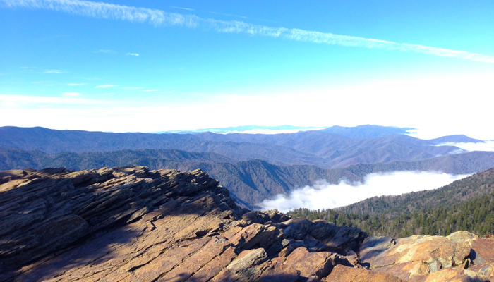 View From Cliff Tops on Mt. Leconte