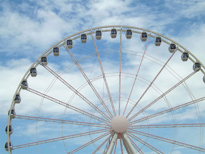 Smoky Mountain Wheel at the Island in Pigeon Forge