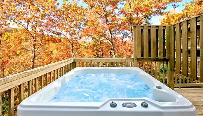 Pigeon Forge Cabin With Hot Tub in November