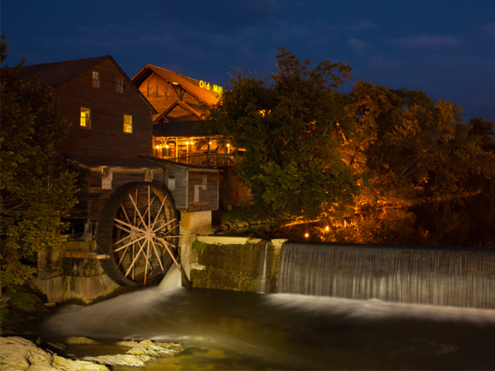 The Old Mill at Night