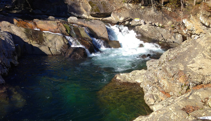 The Sinks Waterfall in the Smoky Mountains