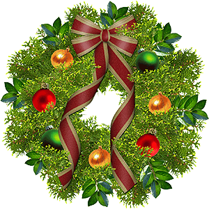 Decorated for Christmas Icon