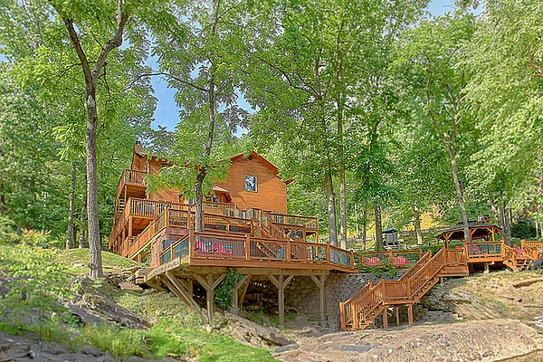 【Wm Rogers】 Avalon Cabin ディナーセット 6名用サーバー pigeon-forge-cabin-rentals-