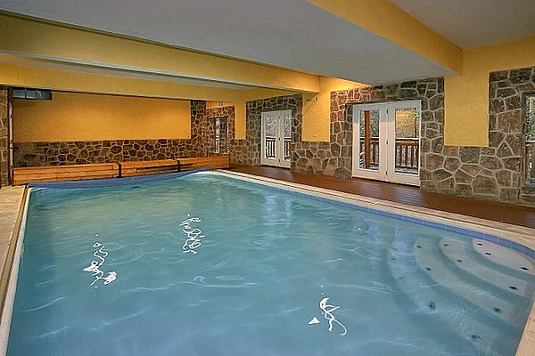 Indoor Pool Lodge Large Pigeon Forge Cabin Sleeps 28