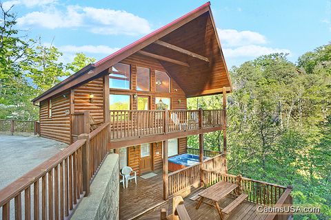 Cut Above - 1 Bedroom Cabin Rental in Sevierville | Cabins USA ...